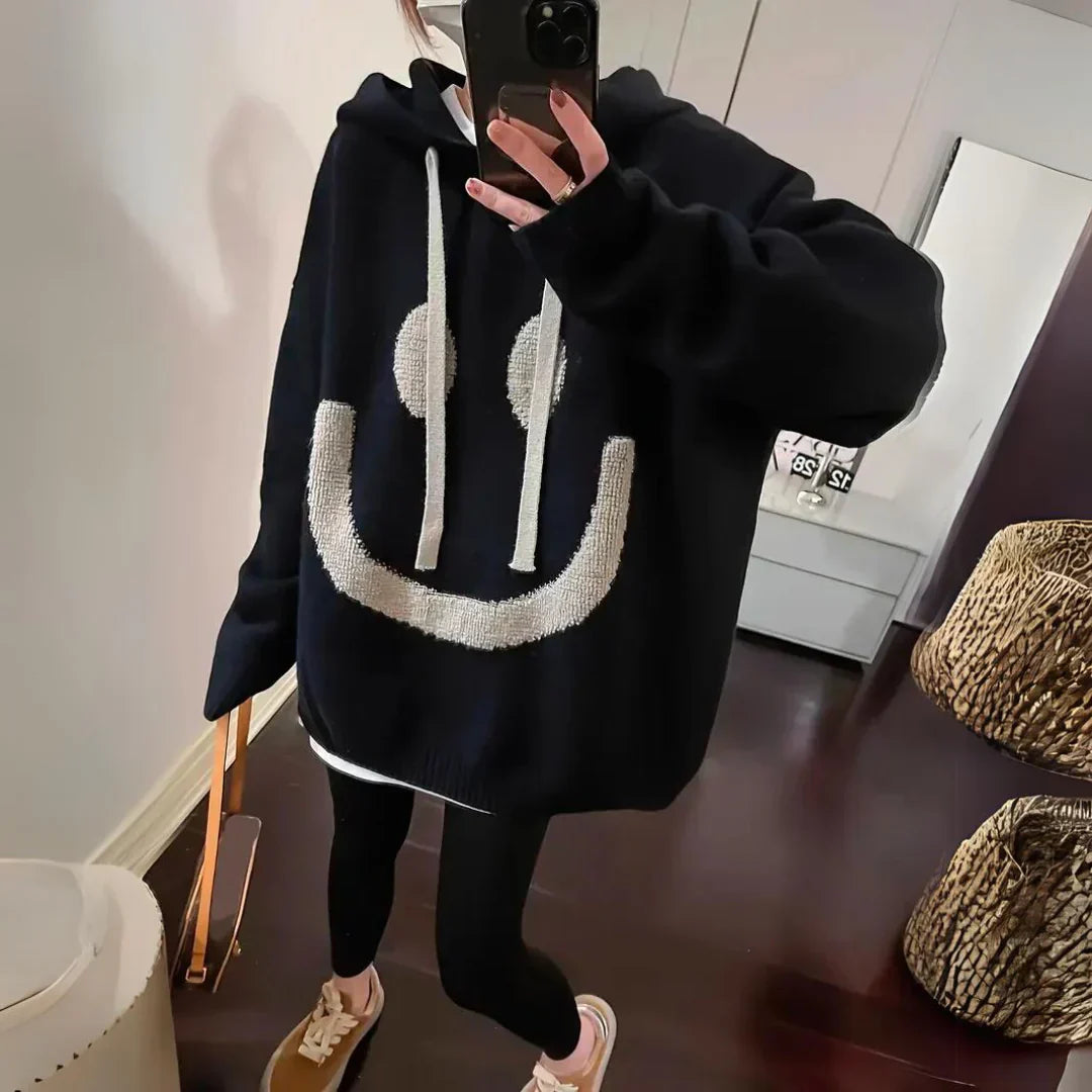 Sweat à capuche oversize style moderne