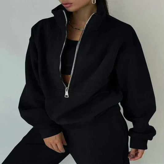 Damen Sweatshirt Herbst Trainingsanzug Set - IdealeKleiden