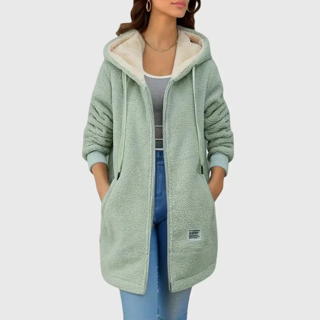 Veste polaire femme chaude élégante hiver