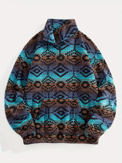 Pull géométrique élégant pour homme