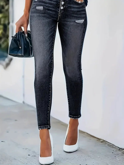 Jean slim femme style vintage