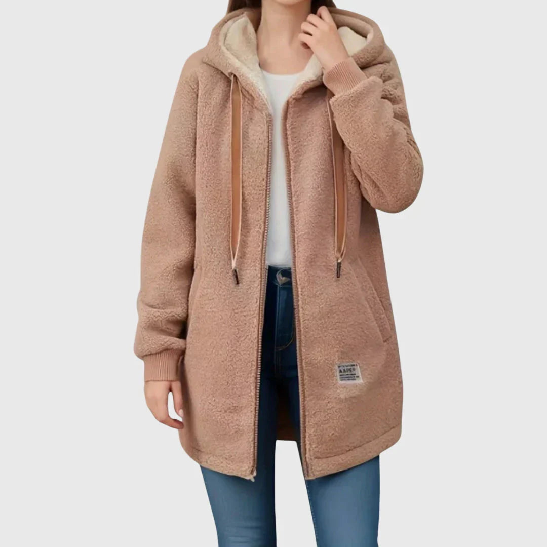 Veste polaire femme chaude élégante hiver