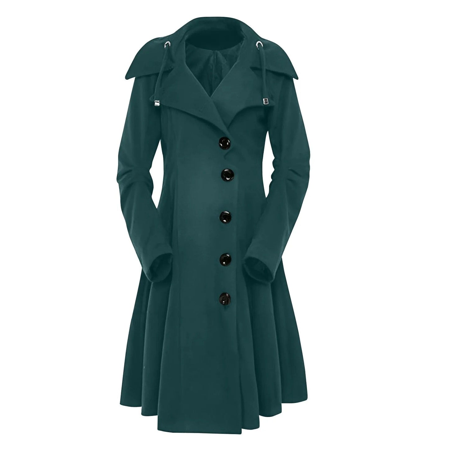 Trench-coat élégant pour femme avec capuche