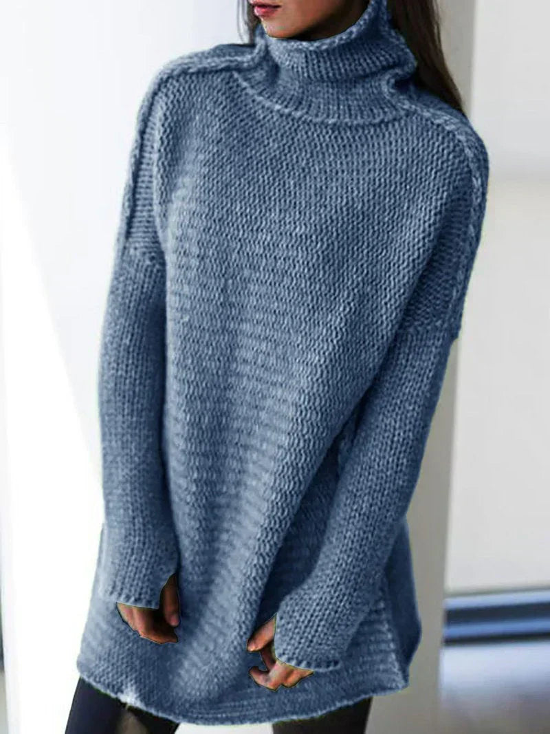 Col roulé oversize pour femme