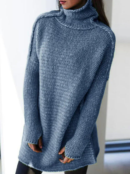 Col roulé oversize pour femme
