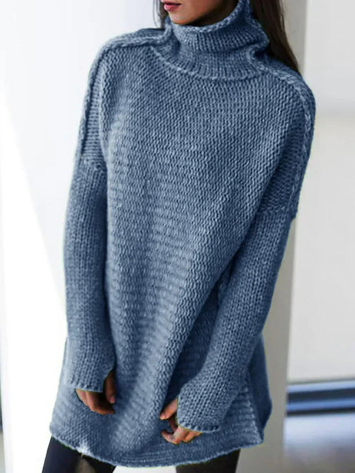 Col roulé oversize pour femme