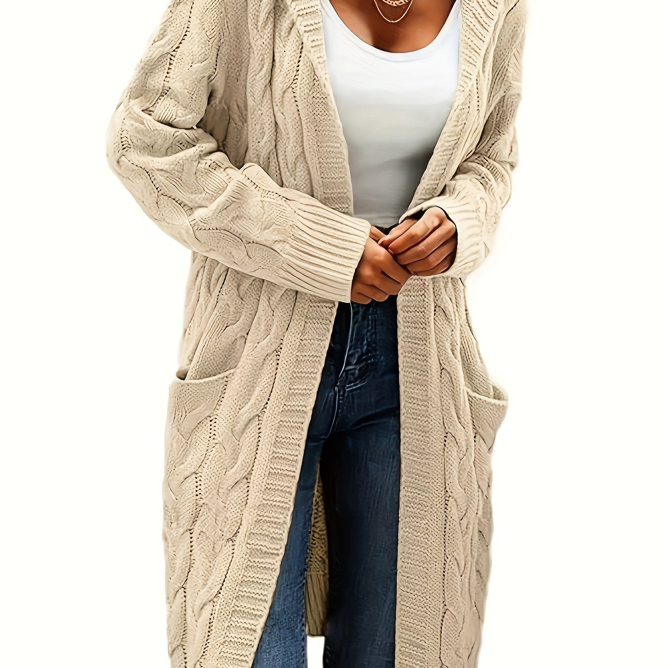 Veste à capuche femme longue élégante