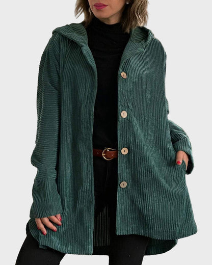 Veste d'hiver pratique Capuche et boutons