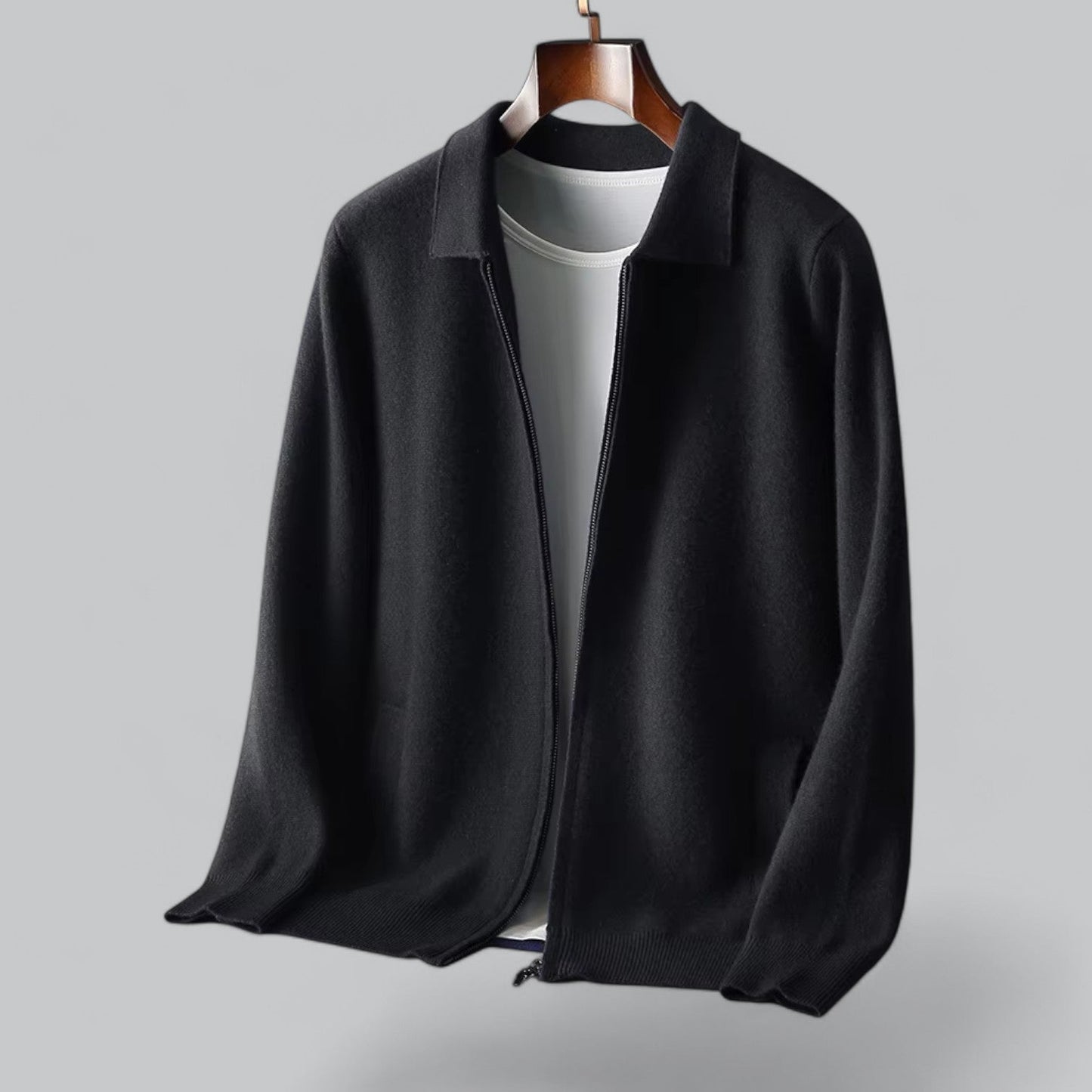Veste zippée pratique pour homme