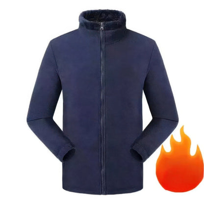 Robe d'hiver chaude doublée polaire moderne