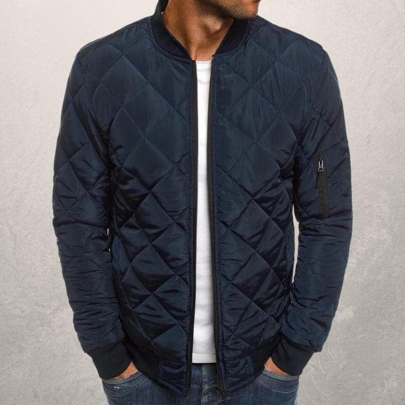 Bomber tendance à motif losanges