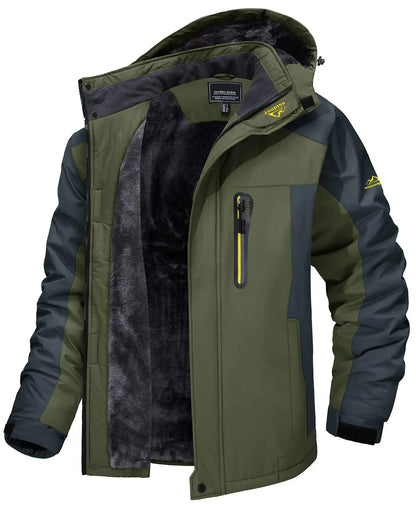 Veste d'extérieur imperméable avec intérieur en polaire
