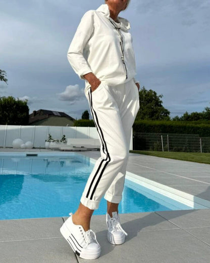 Survêtement de sport pour femme Sweat à capuche et pantalon