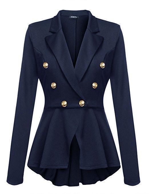 Blazer élégant pour femme avec revers classique
