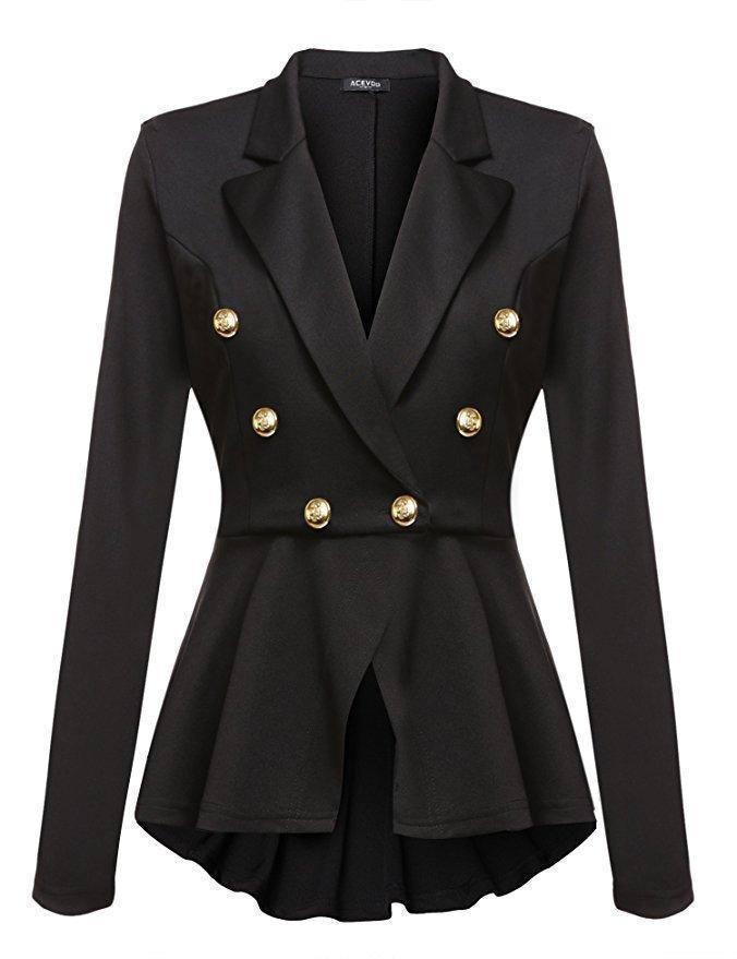 Blazer élégant pour femme avec revers classique