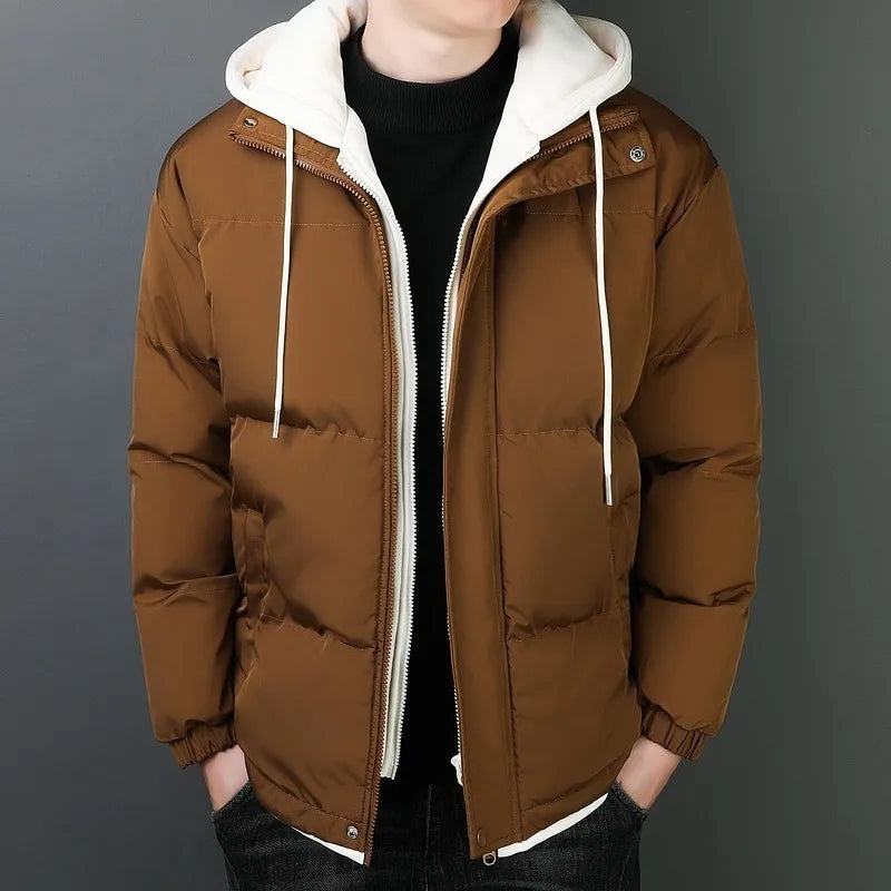 Veste d'hiver homme chaude, épaisse, renforcée