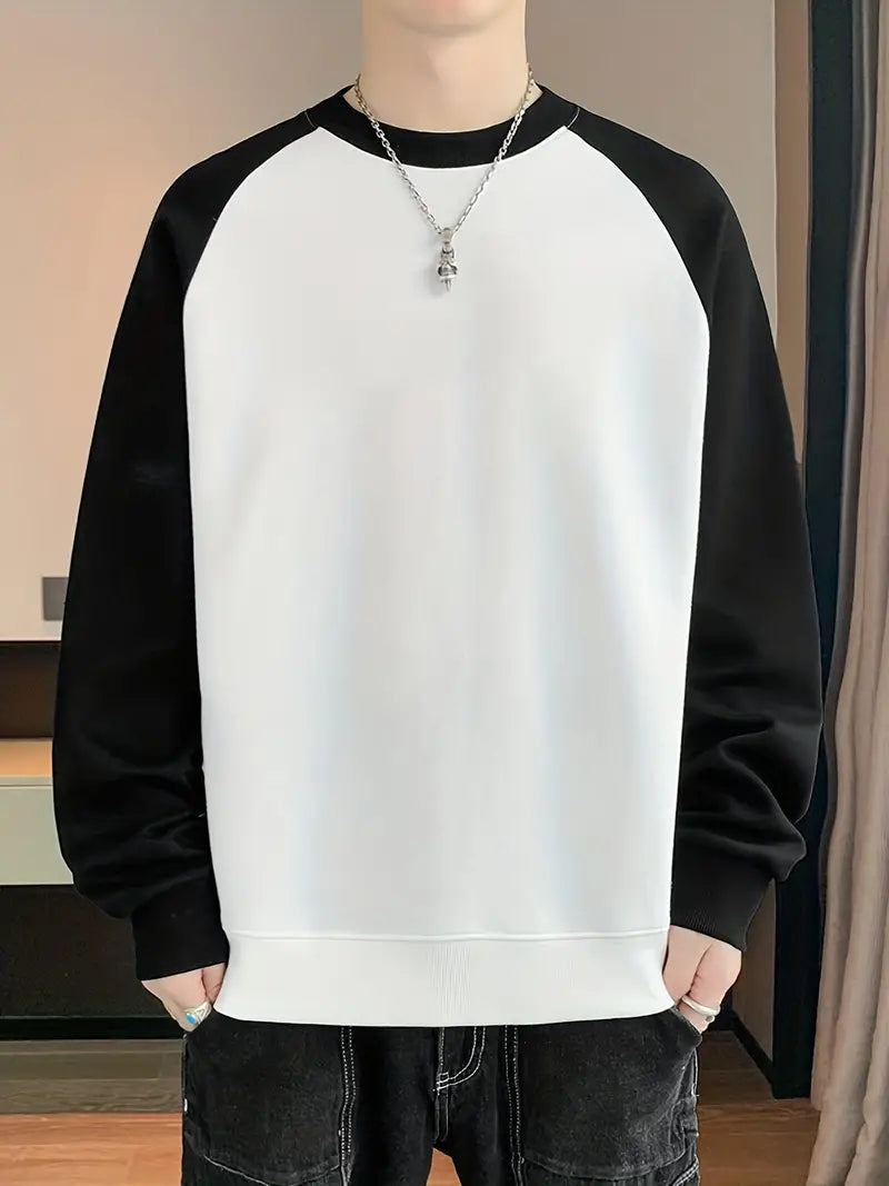 Lässiger Pullover Pinguin Motiv - IdealeKleiden