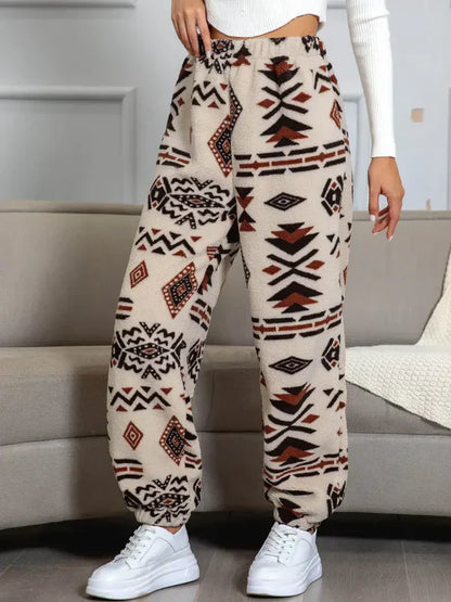 Gemütliche Jogginghose Azteken Muster Trendy - IdealeKleiden
