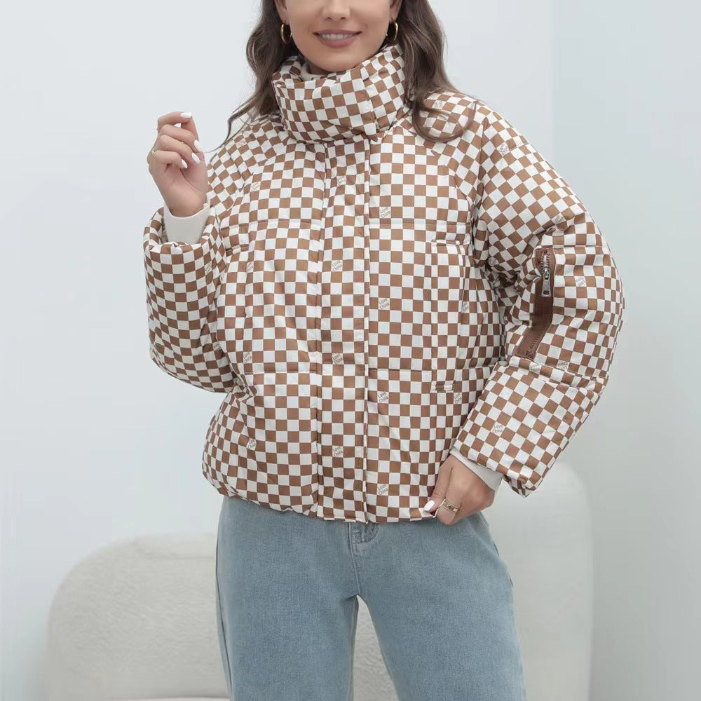 Veste matelassée Femme Col montant Coupe-vent