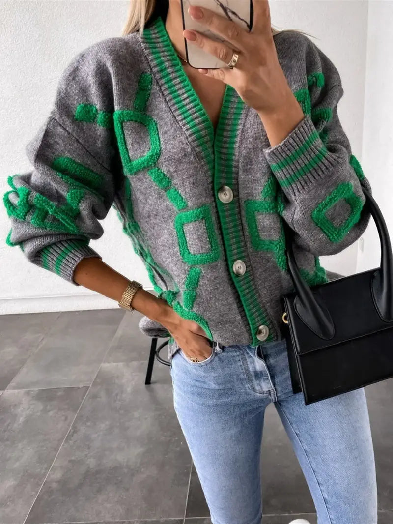 Gilet de printemps pour femme, col en V, moderne