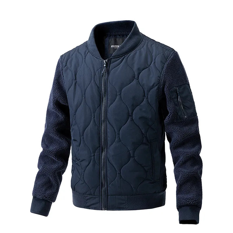 Robe d'hiver chaude avec fermeture éclair