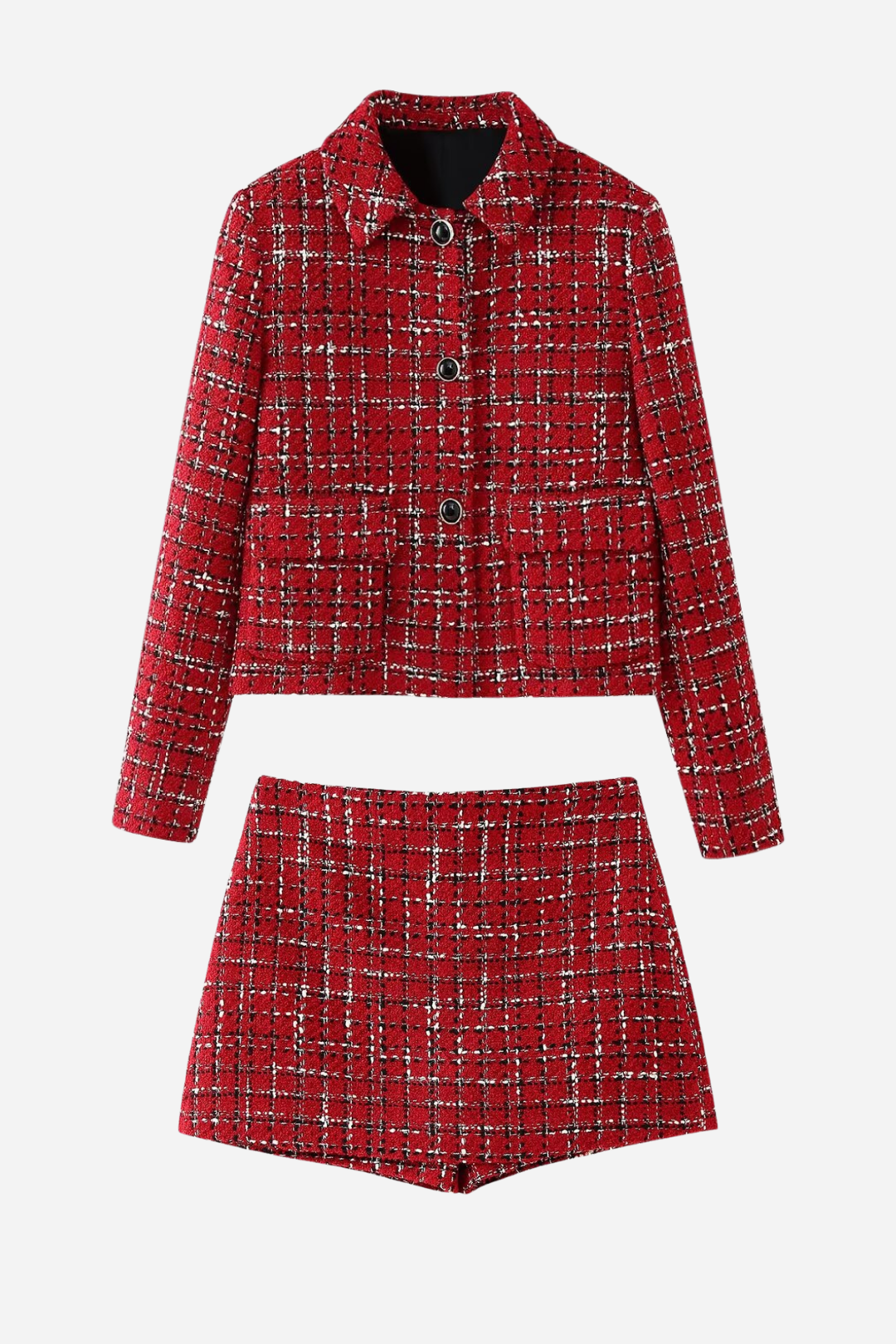 Ensemble veste tweed femme stylée