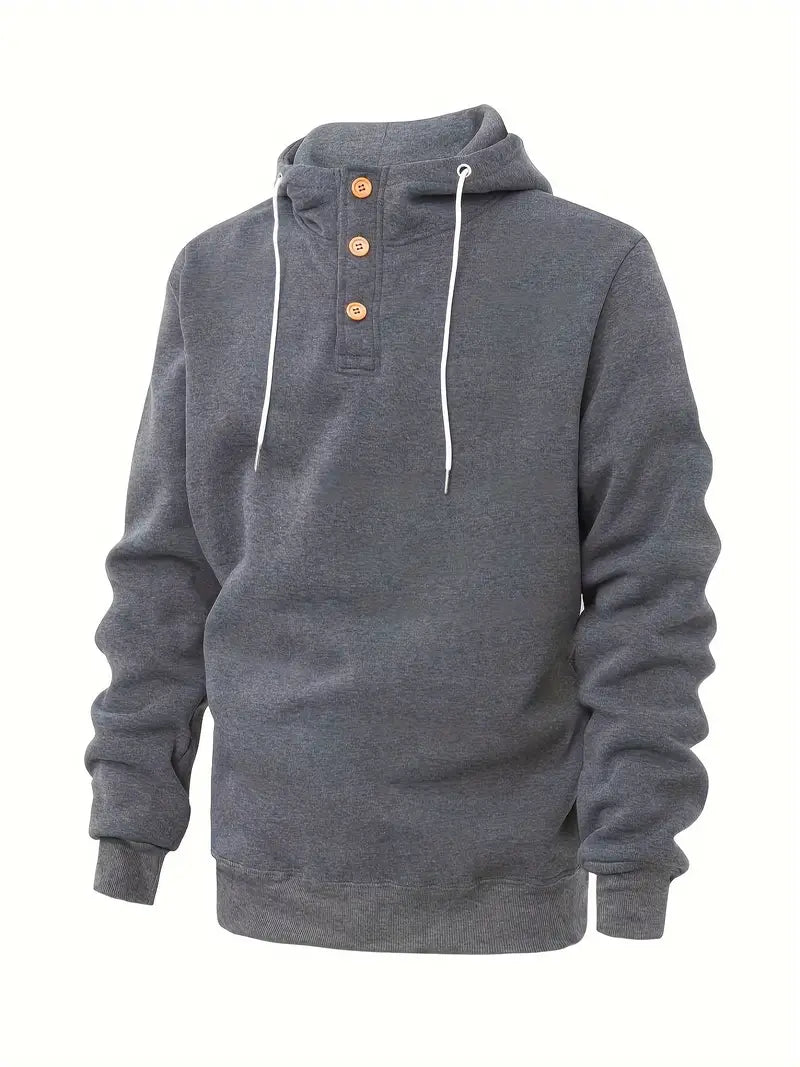 Hoodie homme manches longues chaud moderne