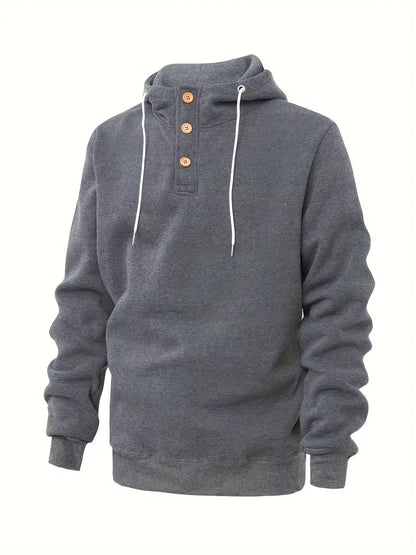 Hoodie homme manches longues chaud moderne