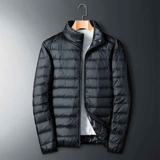 Herren Jacke Leicht Kragen Style - IdealeKleiden