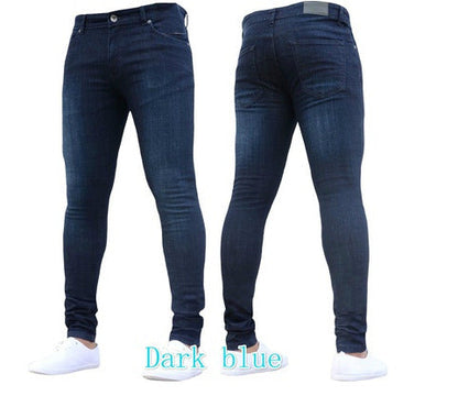 Jeans slim fit homme coutures modernes et élégantes