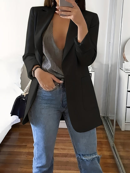 Blazer oversize chic décontracté