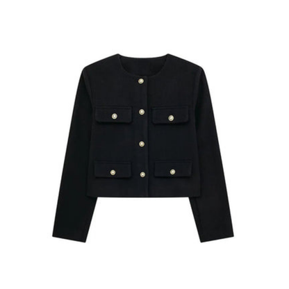 Blazer femme élégant manches longues style vintage