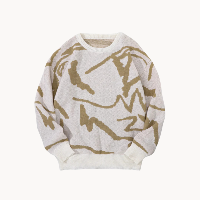 Pull en tricot de luxe pour homme au design moderne