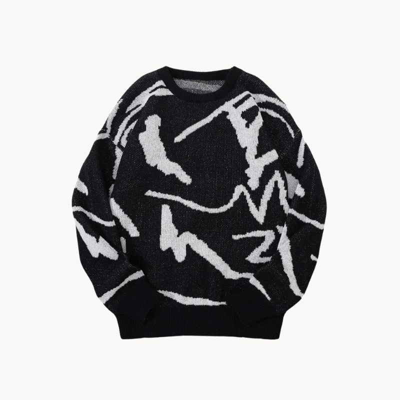 Pull en tricot de luxe pour homme au design moderne