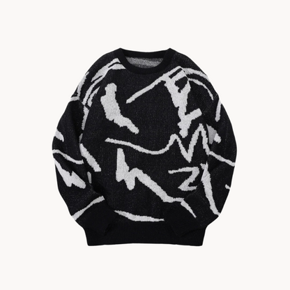 Pull en tricot de luxe pour homme au design moderne