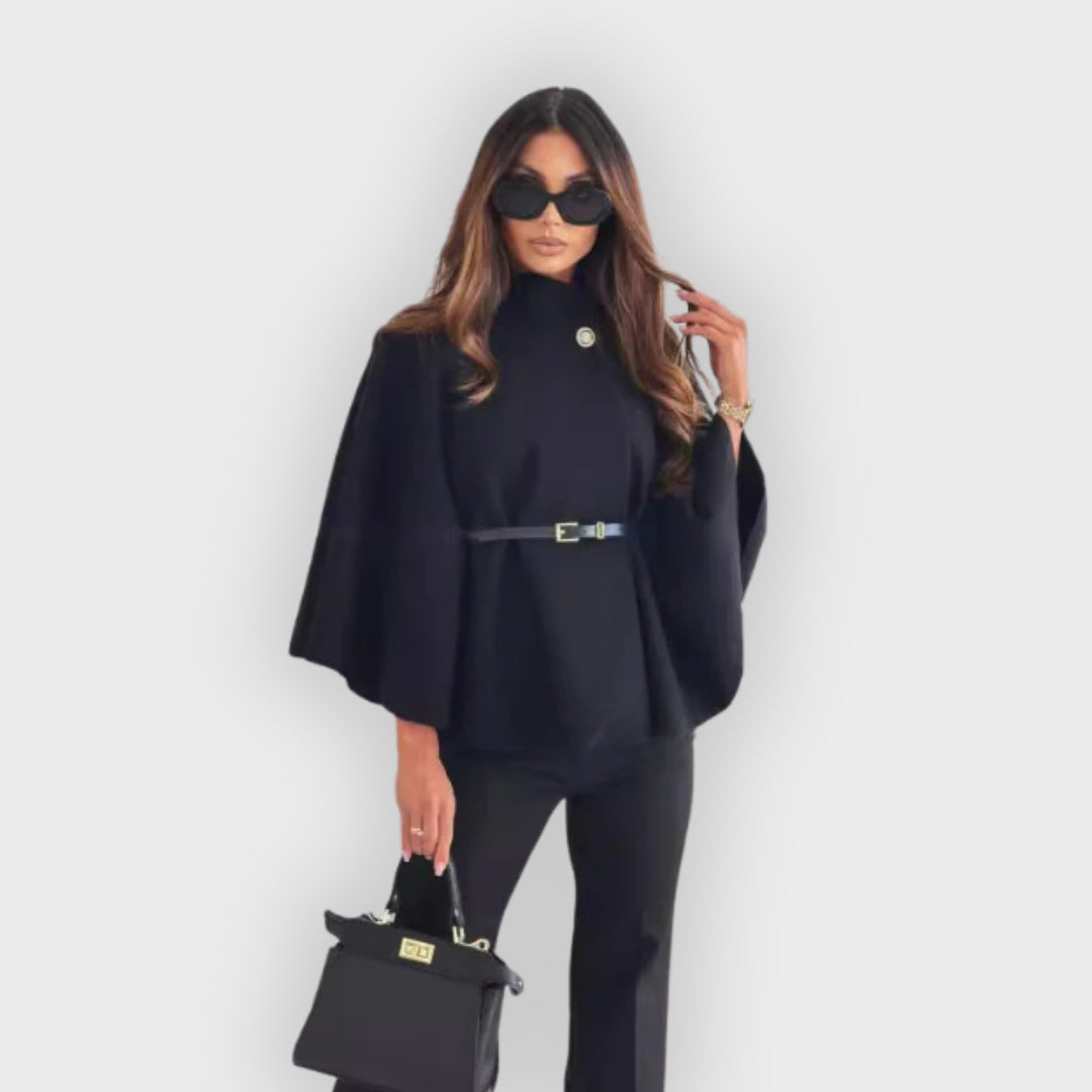 Veste papillon élégante pour femme avec ceinture