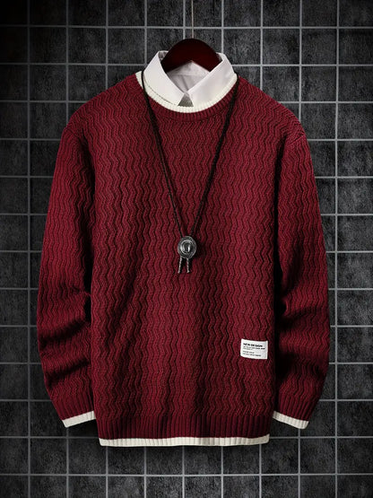 Pull décontracté homme coupe relaxed