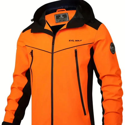 Veste de sport déperlante et réfléchissante