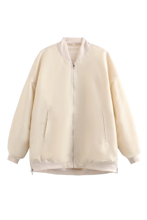 Blouson motard tendance style oversize