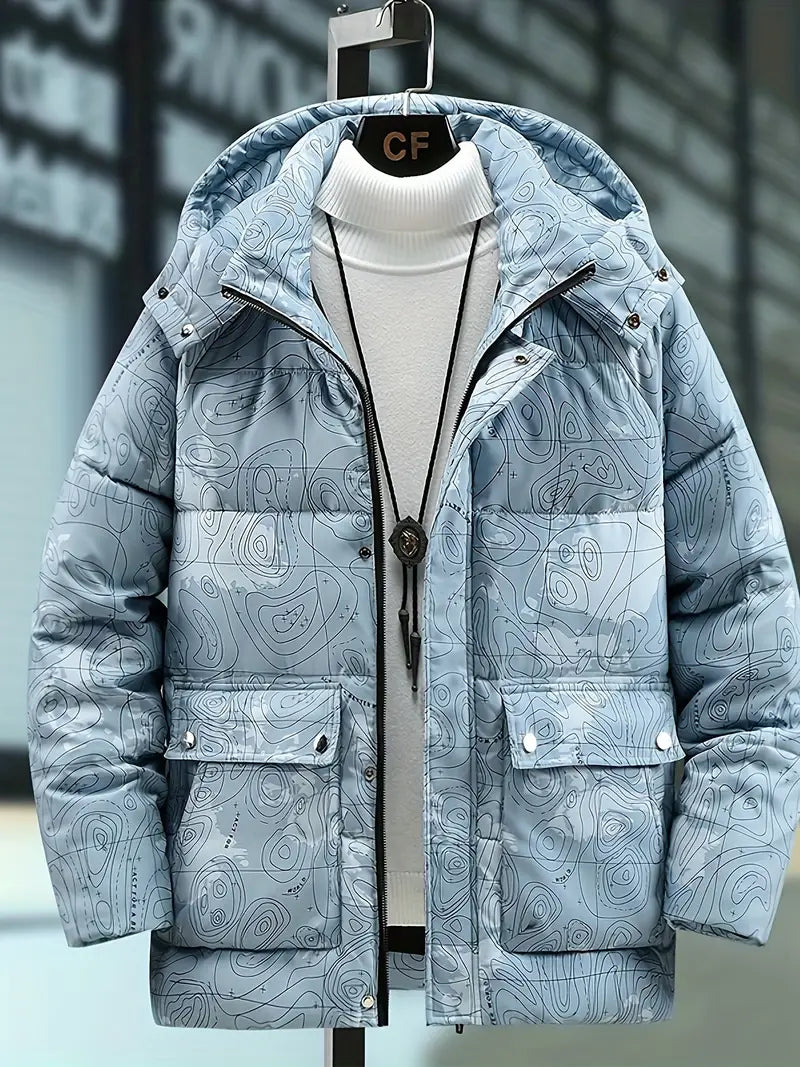 Veste d'hiver homme résistante aux intempéries