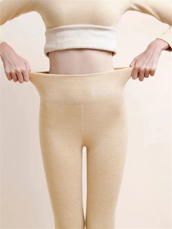 Legging d'hiver polaire pour femme - Chaud et ajusté