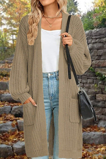 Gilet cardigan oversize avec poches