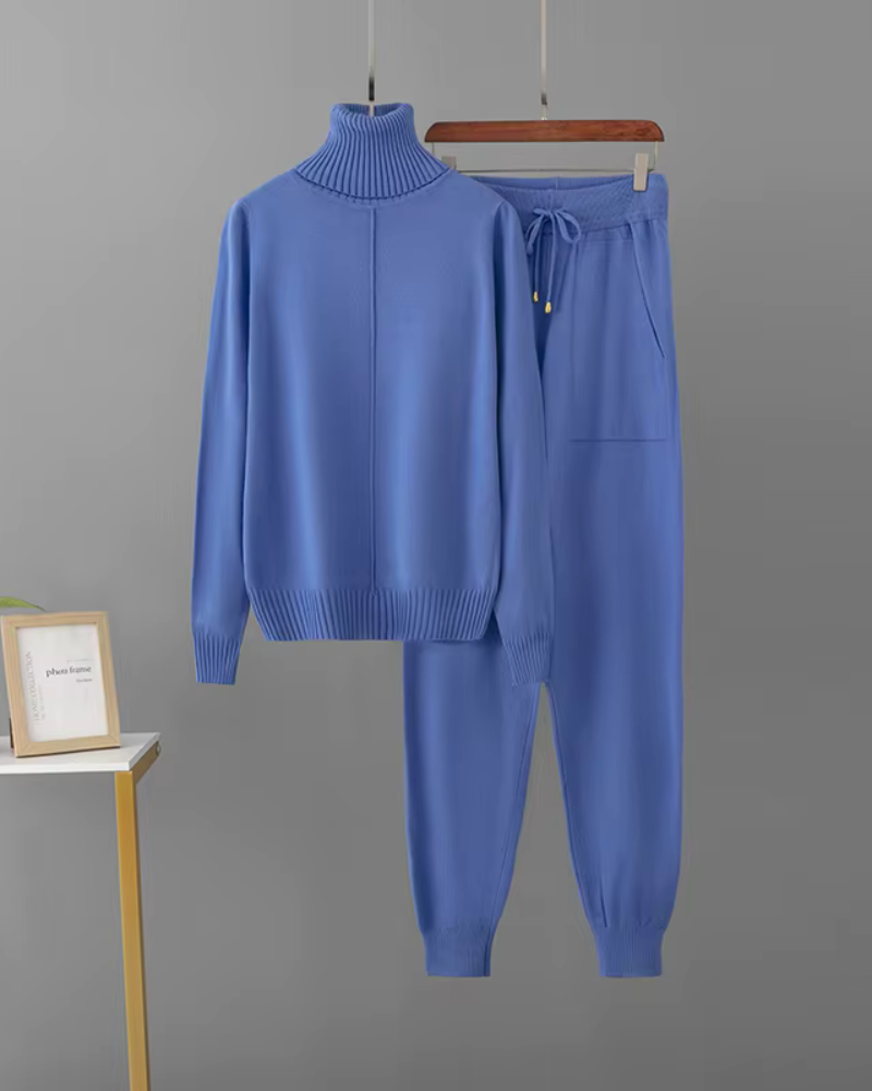 Damen Kleid Set Elegant Komfortabel 2-teilig - IdealeKleiden