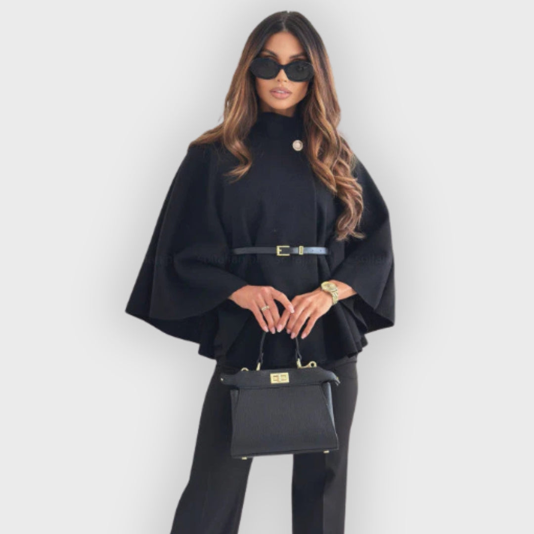 Stilvolle Schmetterlingsjacke Damen Gürtel - IdealeKleiden