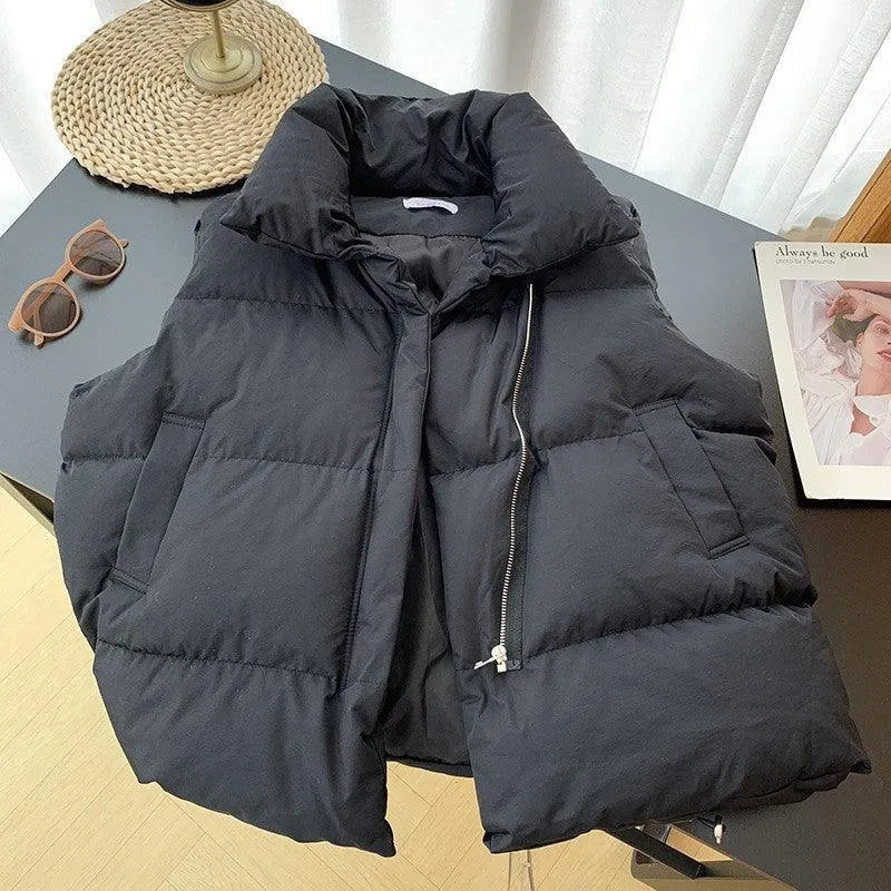 Bodywarmer stylé et chaud avec de grandes poches