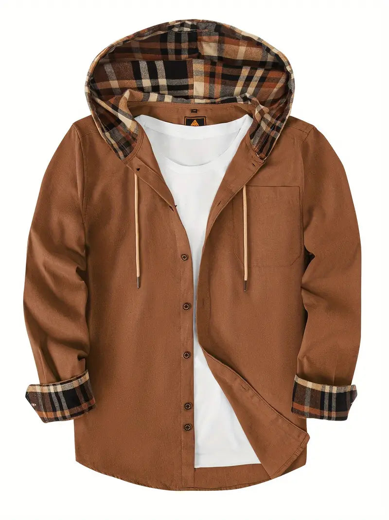 Veste à carreaux rétro moderne pour hommes