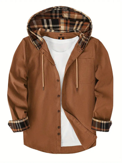 Veste à carreaux rétro moderne pour hommes