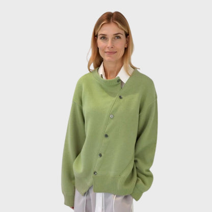Cardigan confortable à boutons pour femme