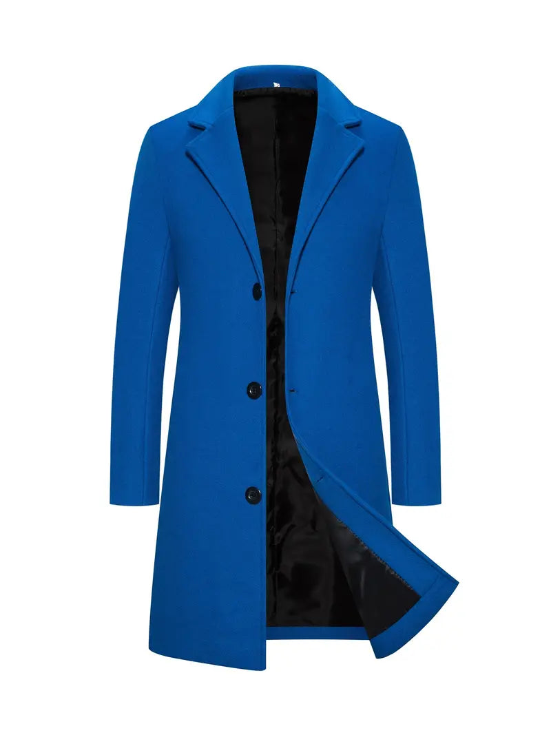 Trench-coat long élégant pour homme