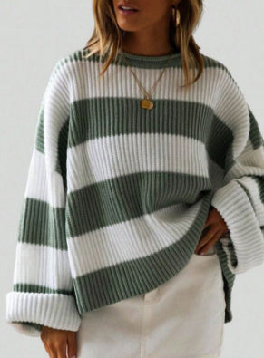Pull rayé femme chic et moderne